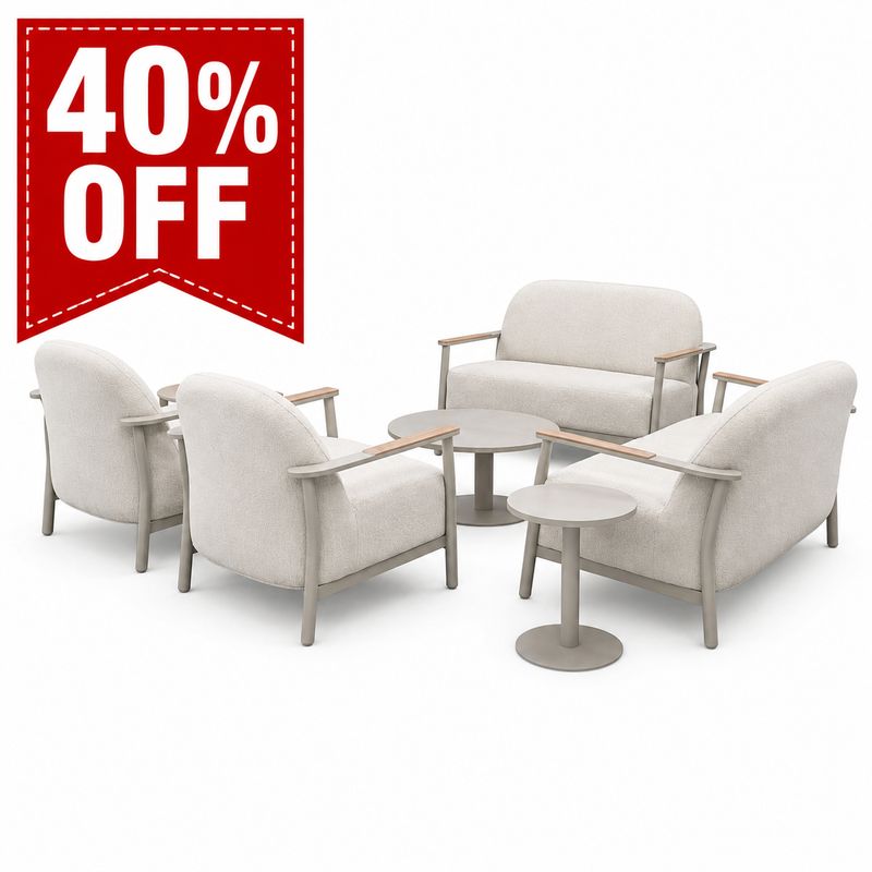 Paco Aluminum 6PC Conversation Set