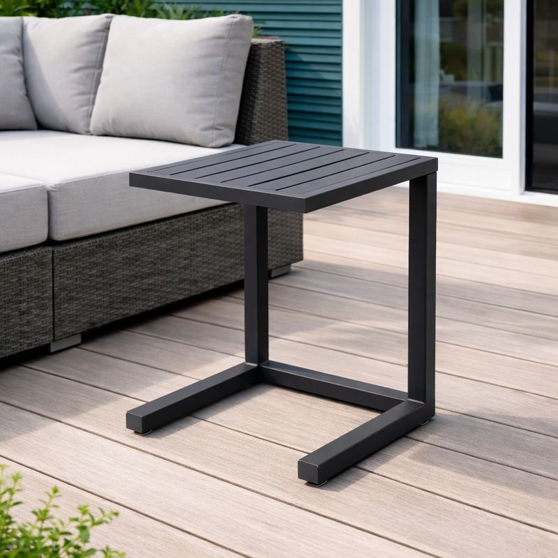 'C' Side Table - Black