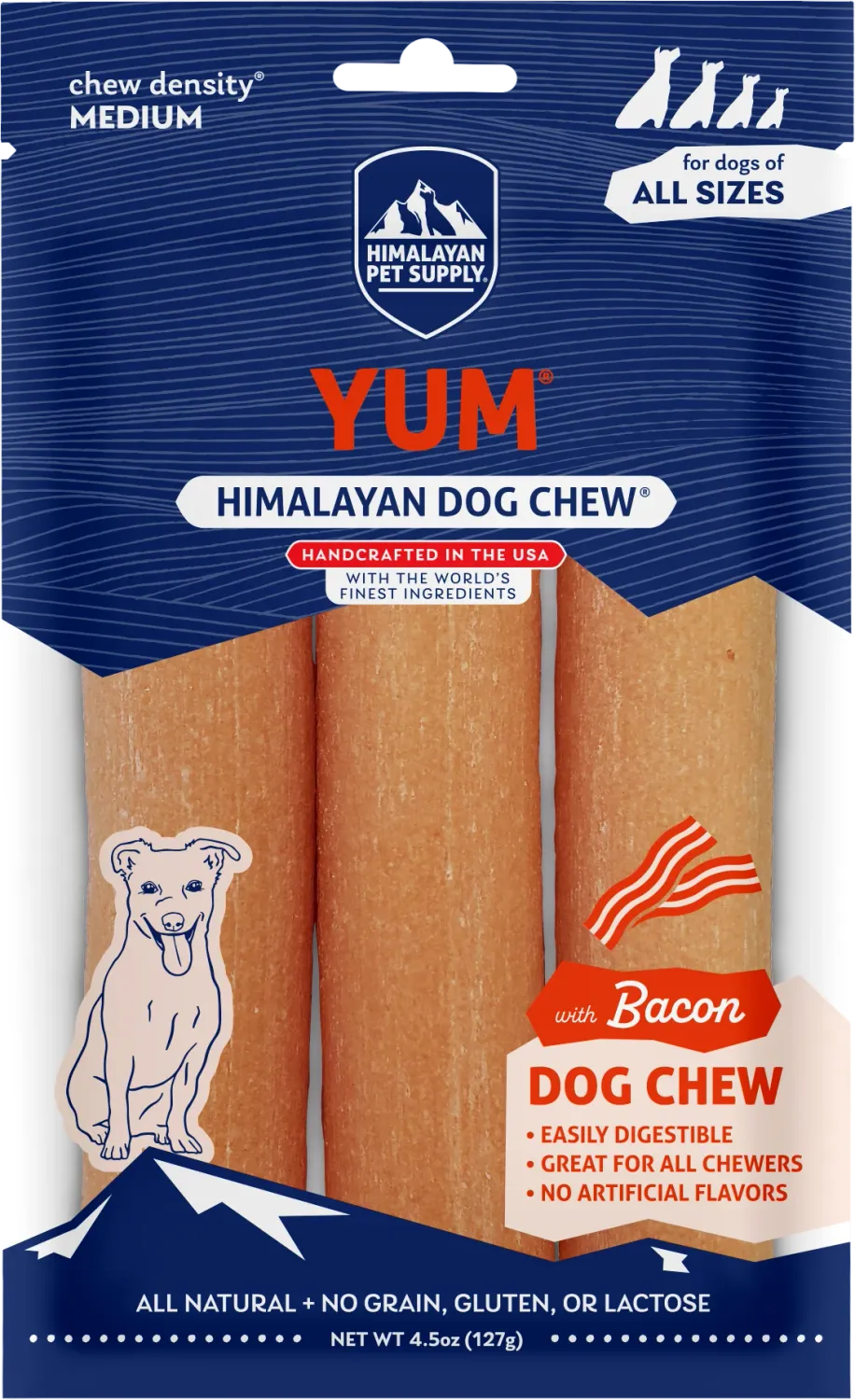Himalayan Dog Chew Yaky Yum Bacon