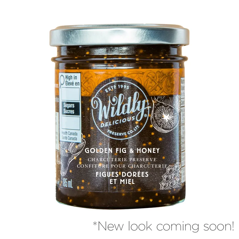 Wildly Delicious - Golden Fig &amp; HOT Honey Charcuterie Preserve - 185ml