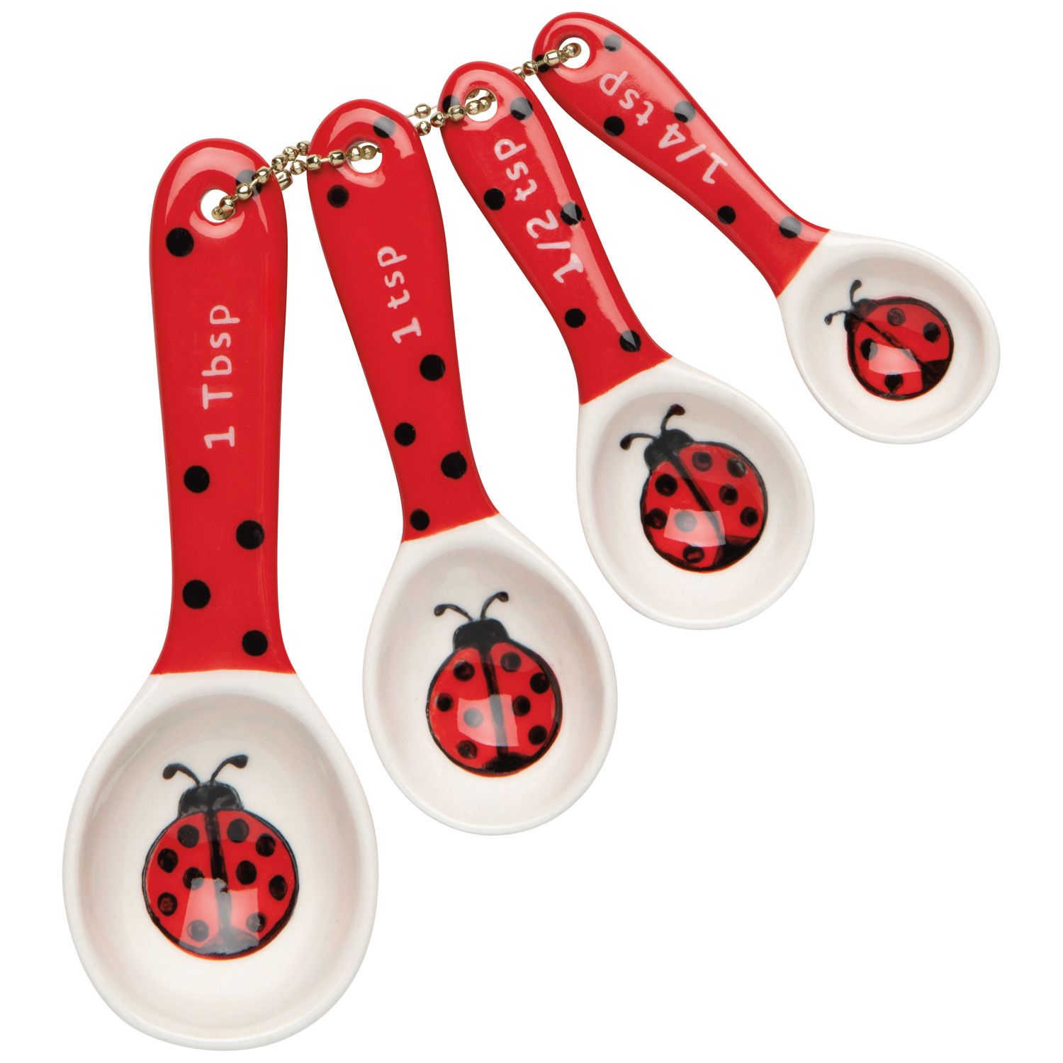 Measuring Spoons Set of 4, Variety: Ladybugs