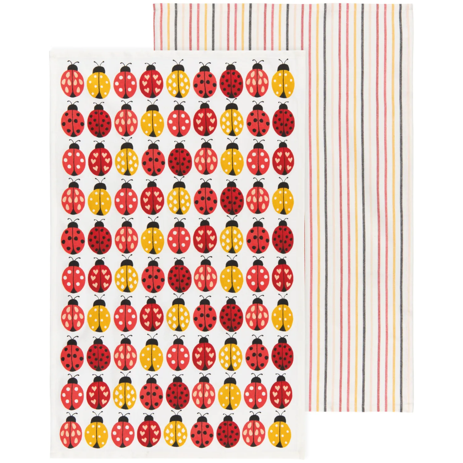 Dishtowel Set of 2 - Ladybugs