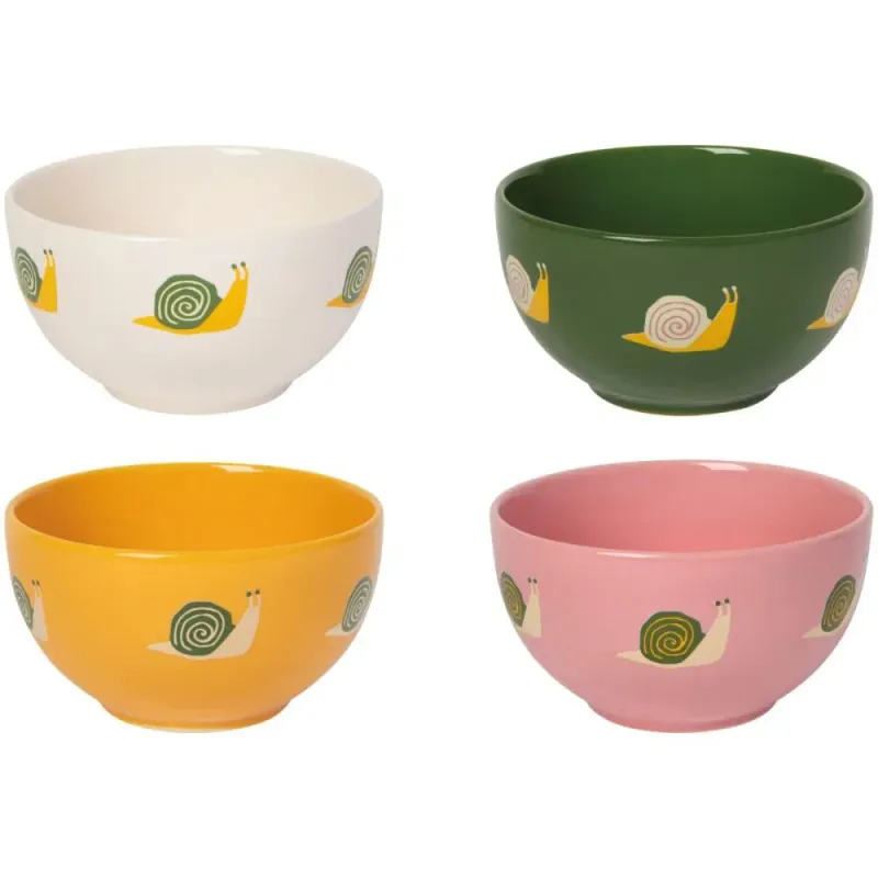 Bowls Set of 4 Snails