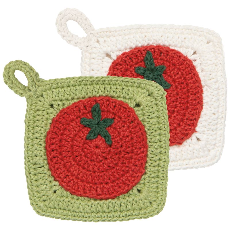 Crochet Sponges Set of 2 - Heirloom Tomatoes