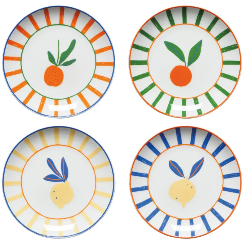 Appetizer Plates Set of 4