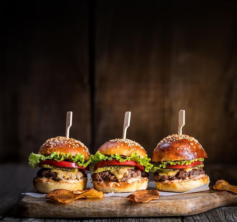 Seasoning Hearty Garlic Burger Recipe Box