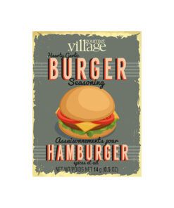 Seasoning Hearty Garlic Burger Recipe Box