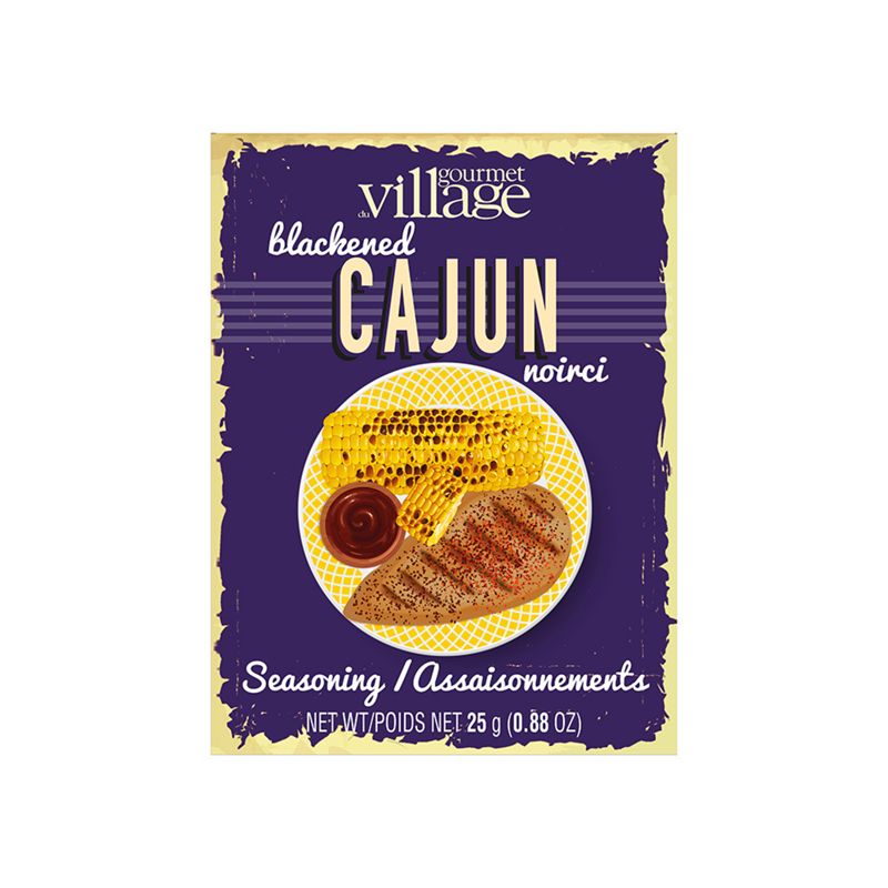 Seasoning Blackened Cajun Recipe Box