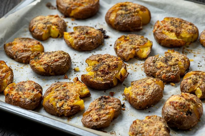 Seasoning Crispy Smashed Potatoes Recipe Box