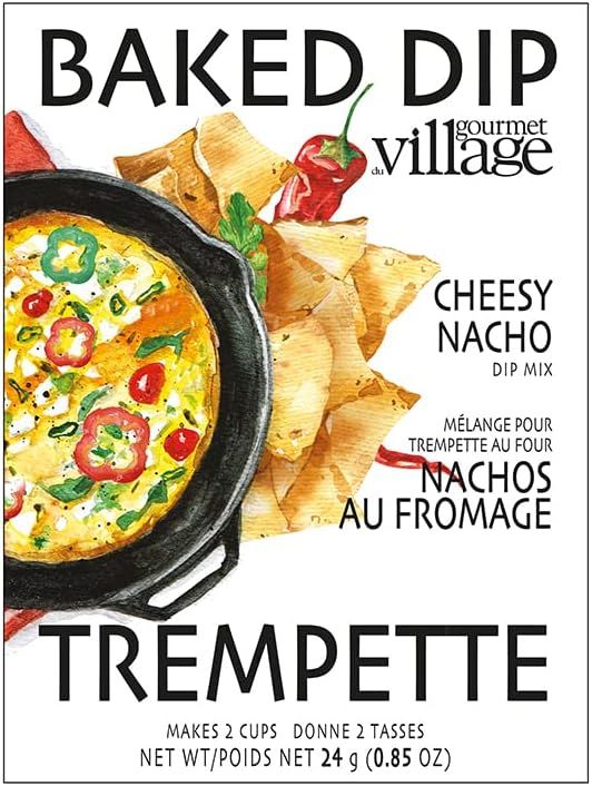 Baked Dip Mix Cheesy Nacho Recipe Box