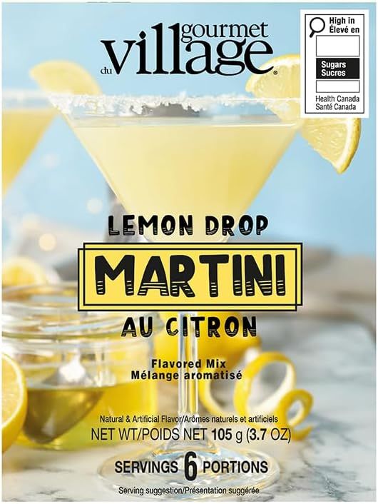 Drink Mix Lemon Drop Martini