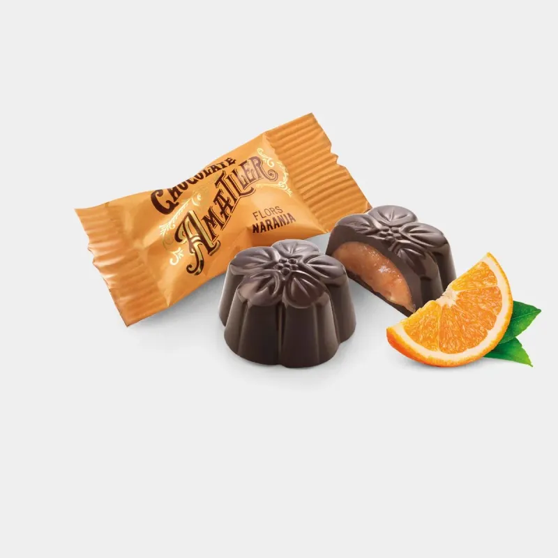 Amatller Dark Chocolate with Orange 72g