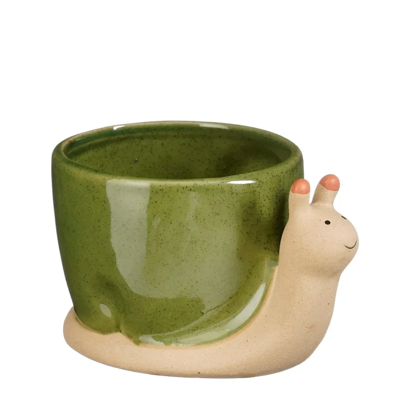 Pot Snail 15.5cm Green