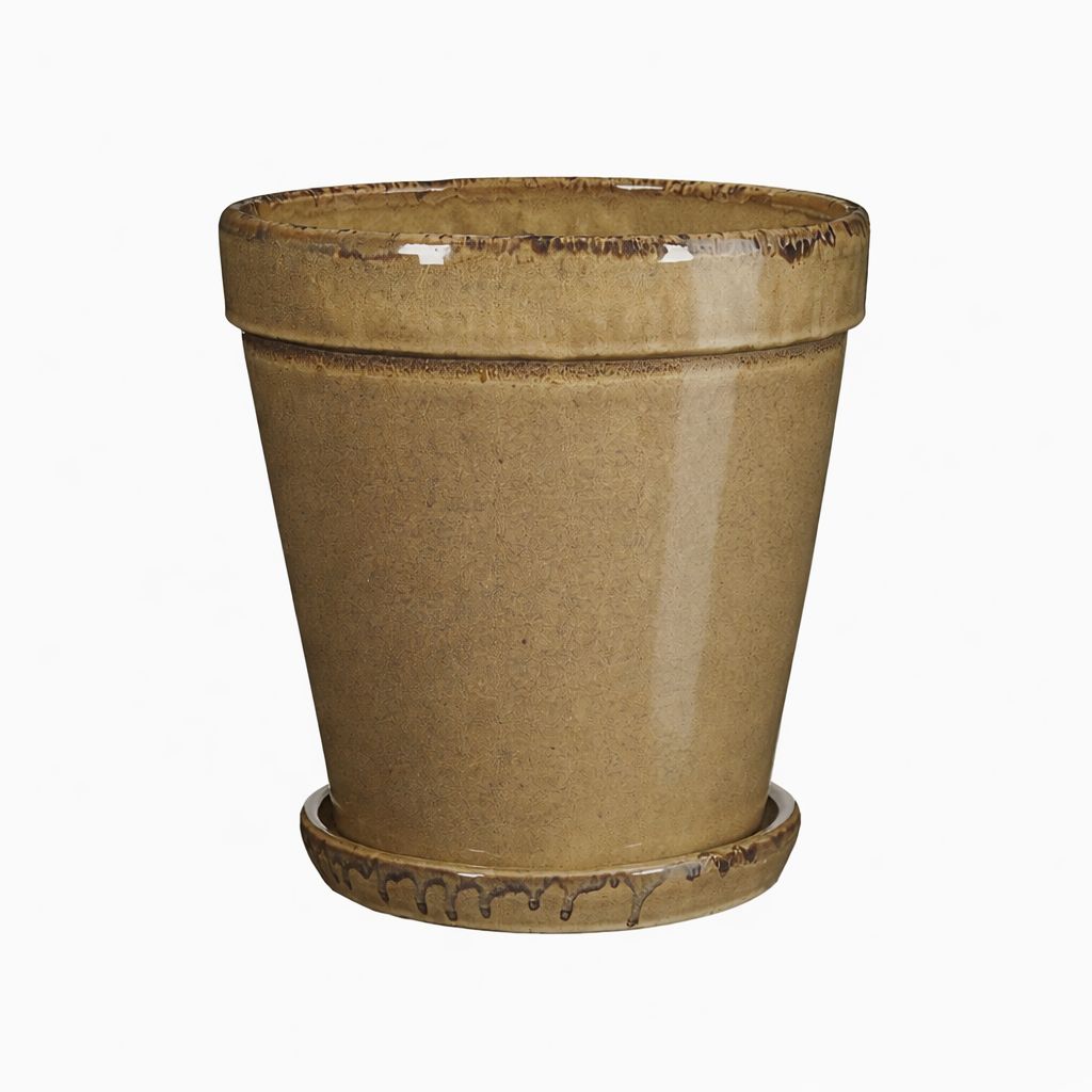 Madrid Pot Round 44x38cm, Color: Cream