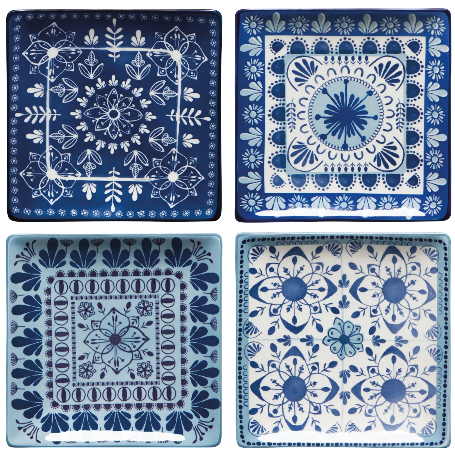Danica - Stamped Plate Set of 4 Porto