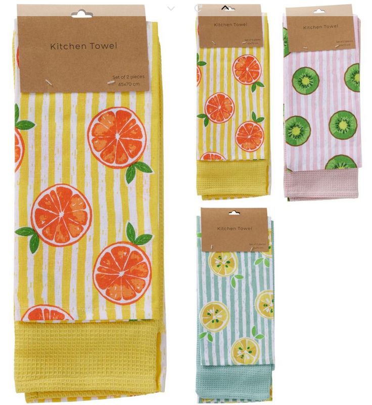 Kitchen Towel Fruit Set of 2