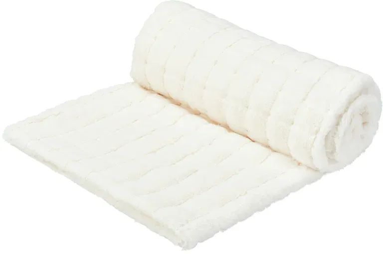 Throw 160x130, Color: White