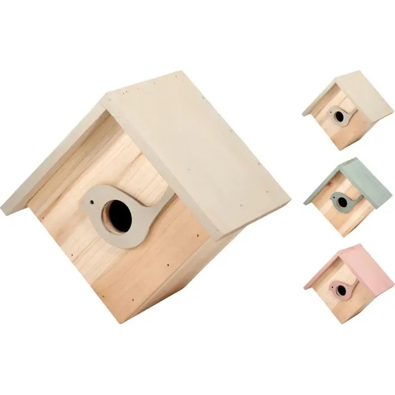 Birdhouse Wood 21X14X20cm