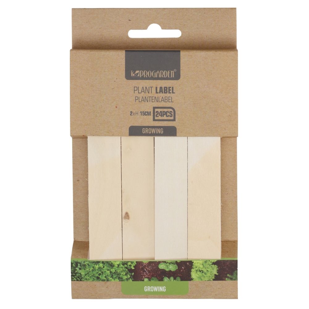 Plant Label Wood 15X2cm