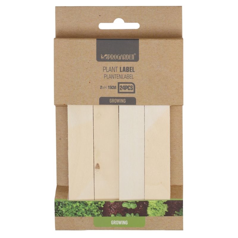 Plant Label Wood 15X2cm