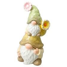 Gnome With Baby 20X16X39cm 2Assorted