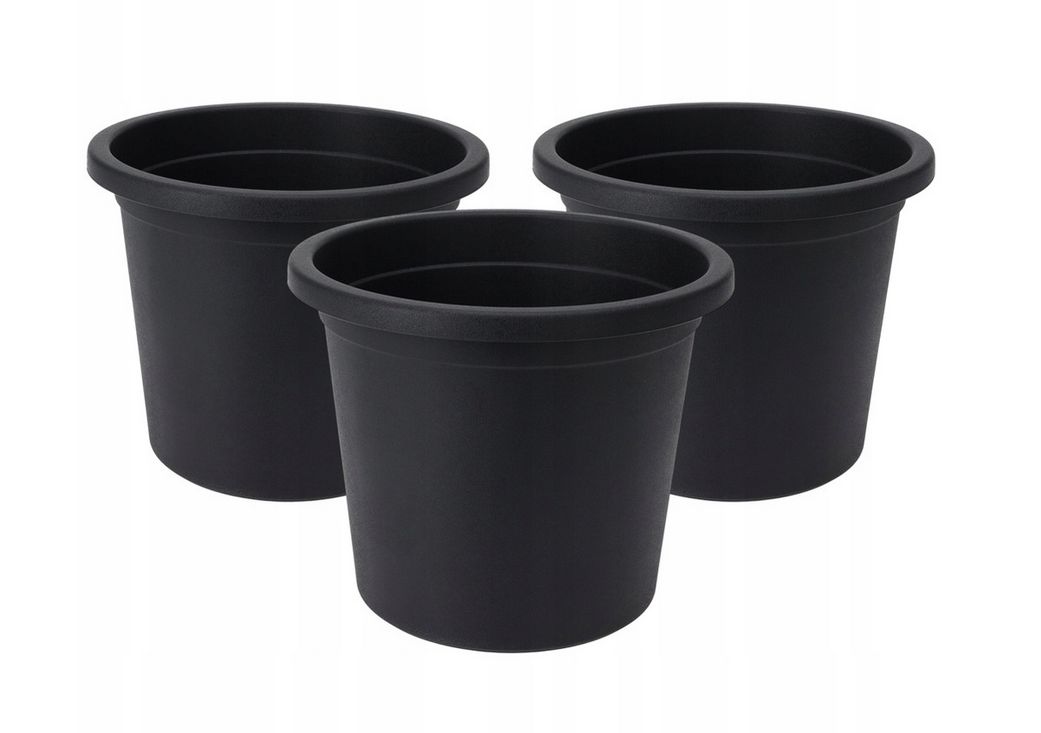 Flowerpot Round 15cm Set Of 3
