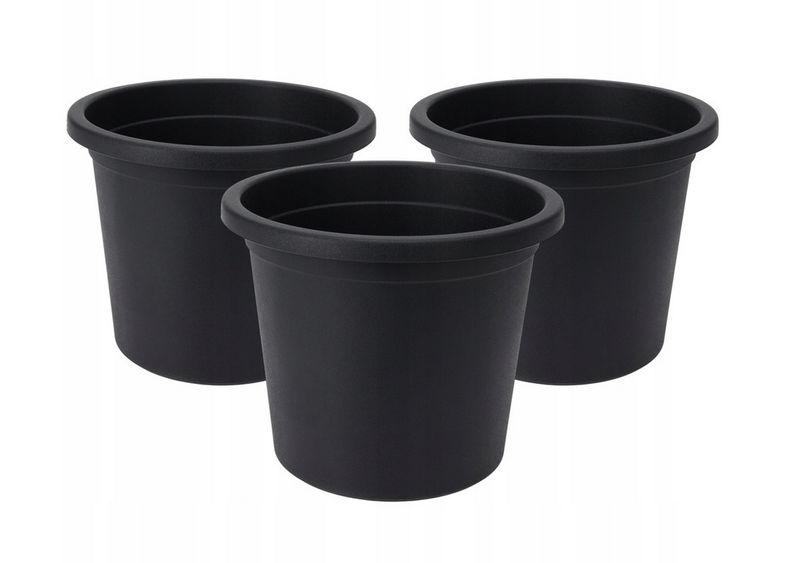 Flowerpot Round 15cm Set Of 3