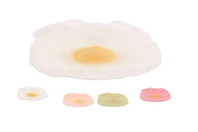 Glass Dish 28cm Flower