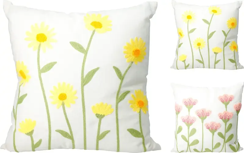 Cushion Flower 45x45cm