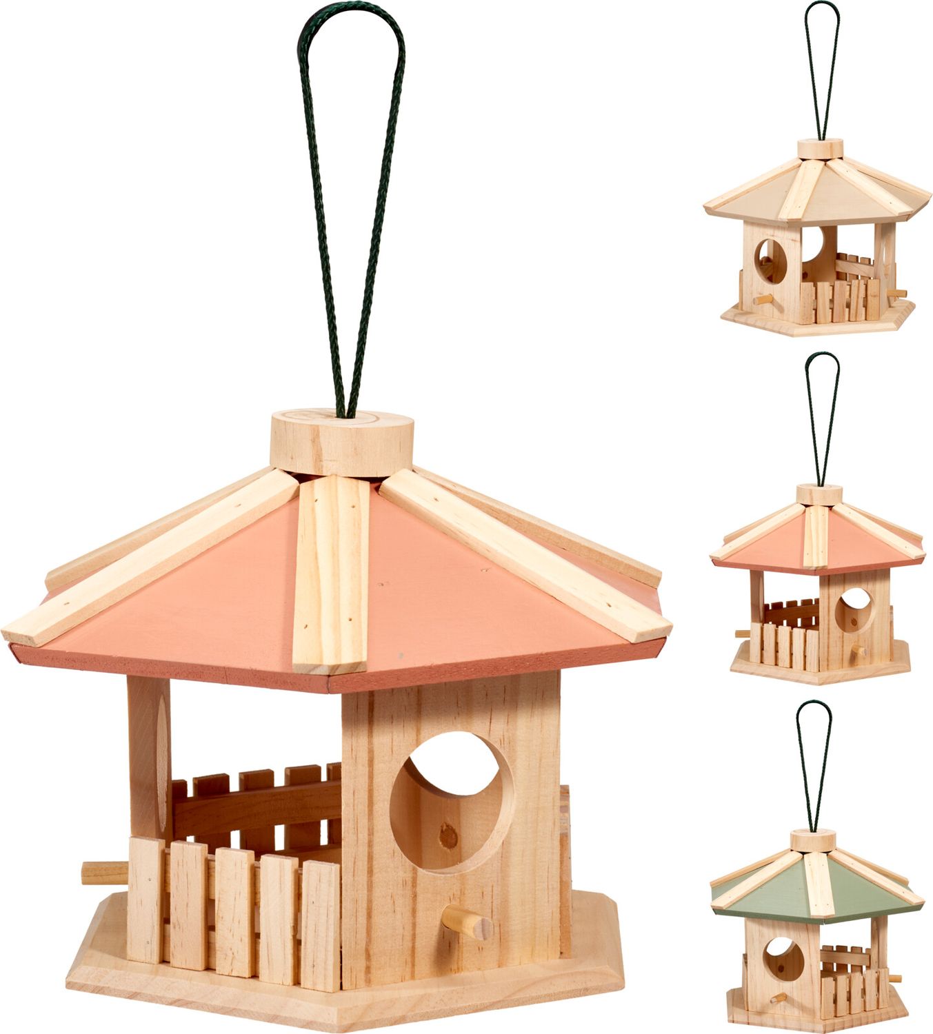 Bird House 30X26X22cm 3 Assorted Cl