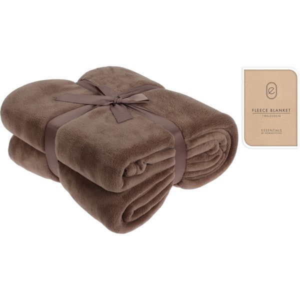 Blanket Fleece 180X230cm Taupe