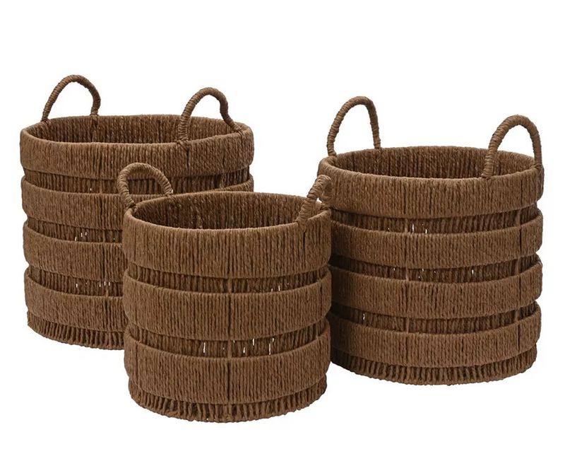 Basket Paperrope Round