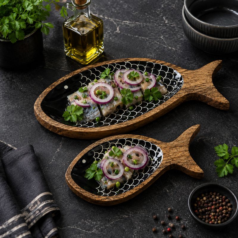 Mango Wood Fish Plate
