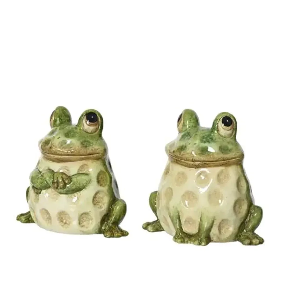 Frog Terracotta 2 Assorted H.13cm Frog Terracotta 2 Assorted H.13cm