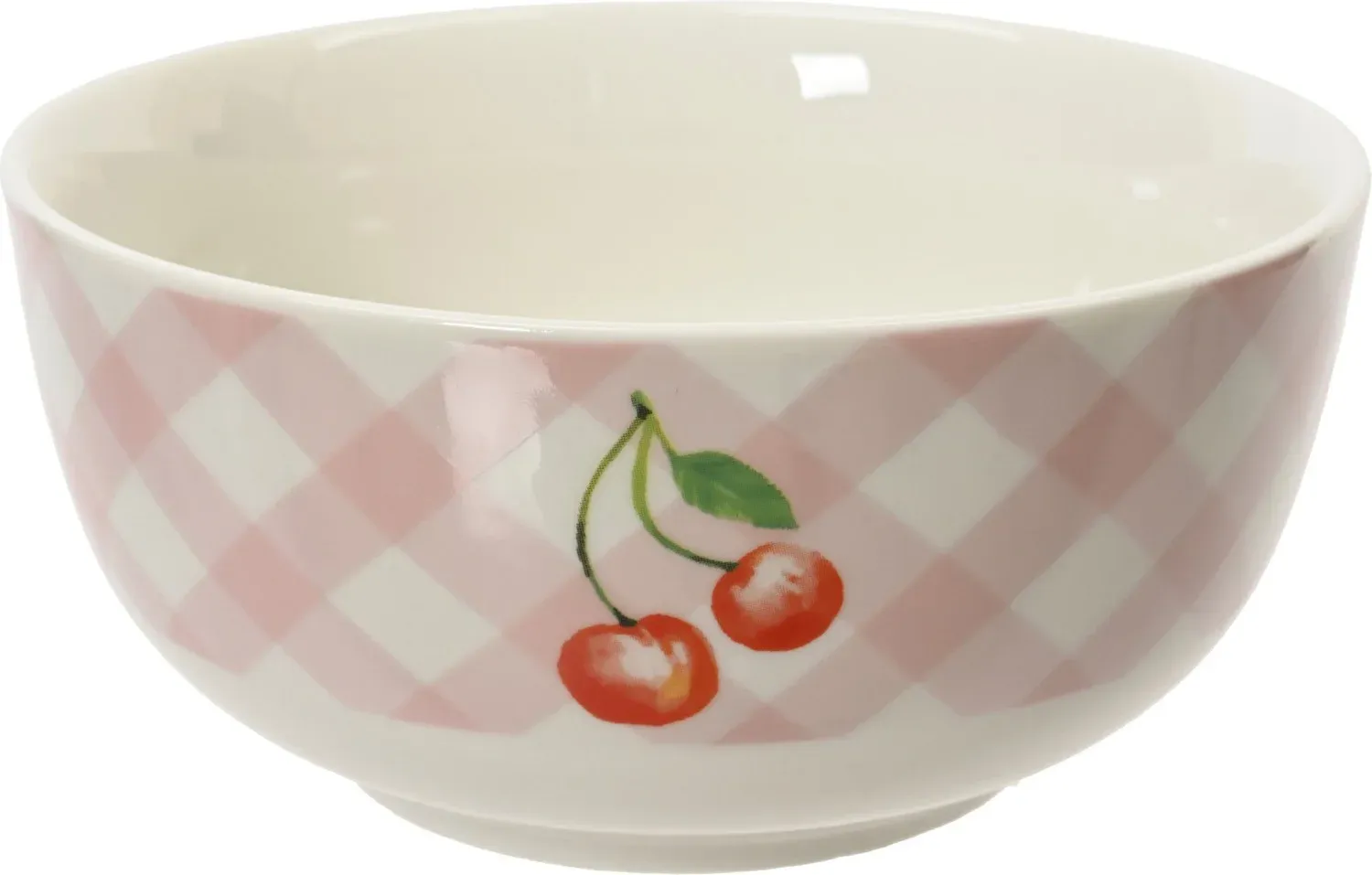 Bowl Porcelain Round Cherry D14cm
