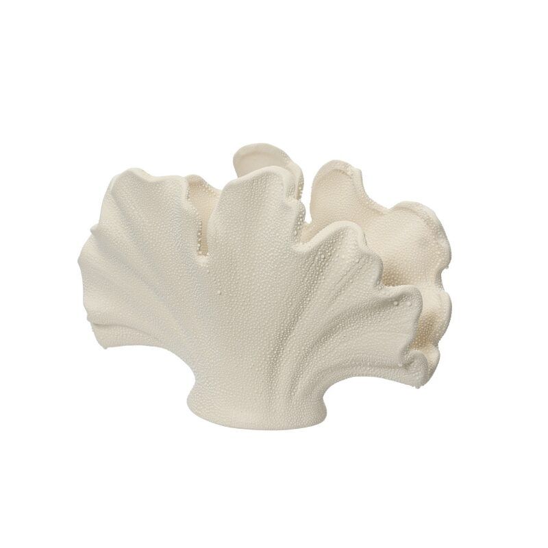 Planter Porcelain Coral Coral H.18cm Planter Porcelain Coral Coral H.18cm