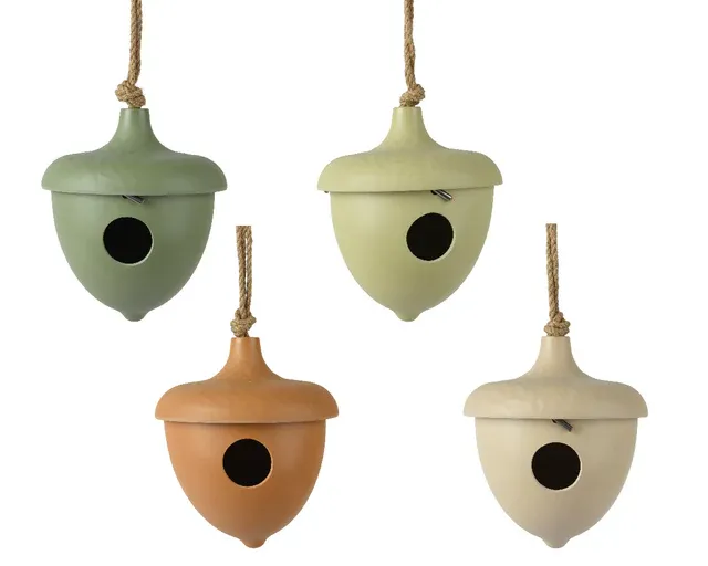 Birdhouse Bamboo Fibre Acorn 19cm Birdhouse Bamboo Fibre Acorn 19cm