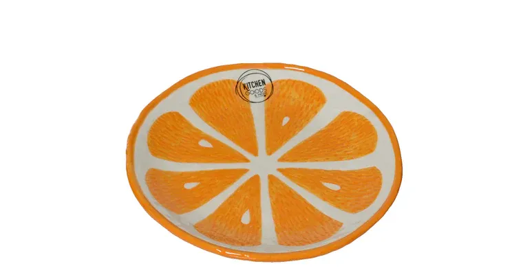 Breakfast Plate Orange Shiny Orange 15cm