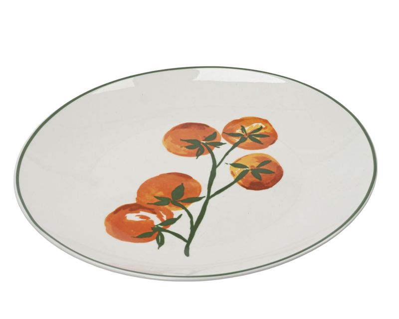 Breakfast Plate Porcelain Round Tomato 20cm