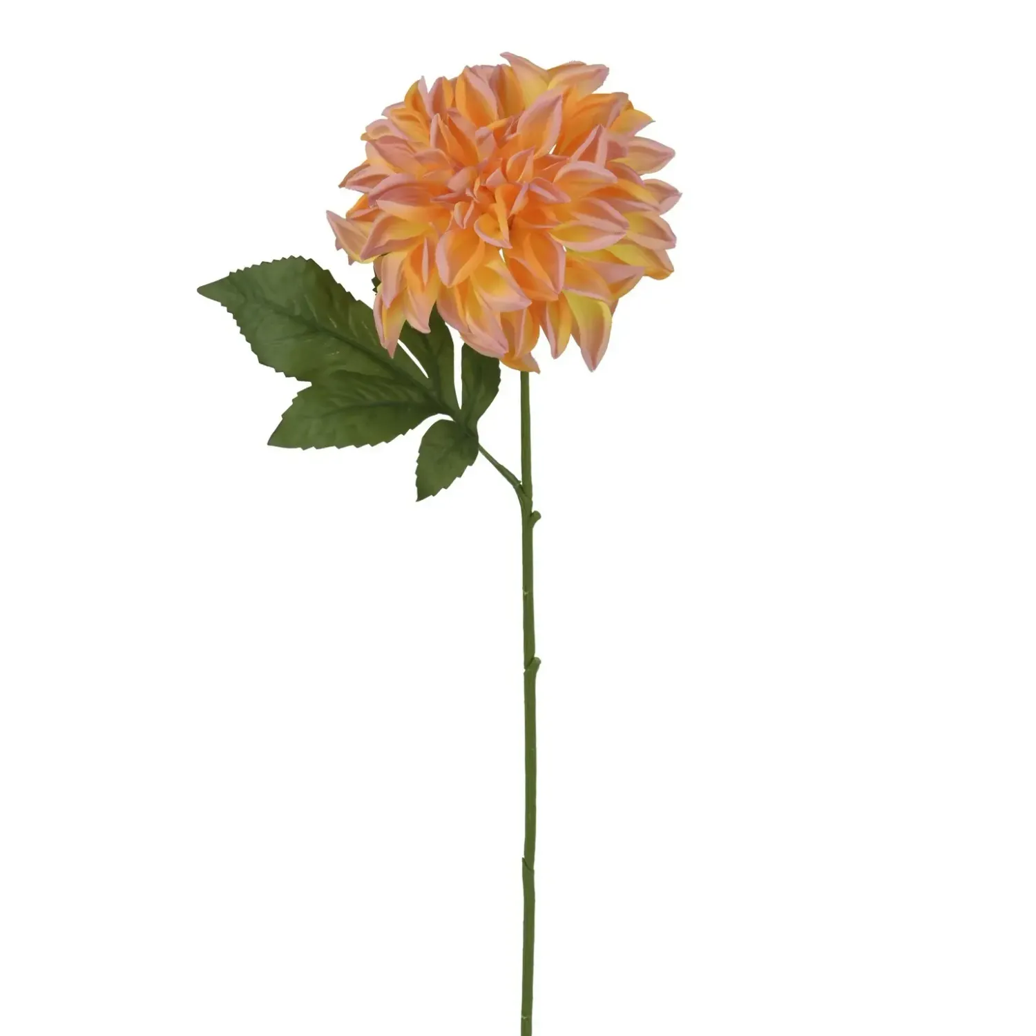Artificial Dahlia on Stem Spray 67cm Peach Artificial Dahlia on Stem Spray 67cm Peach