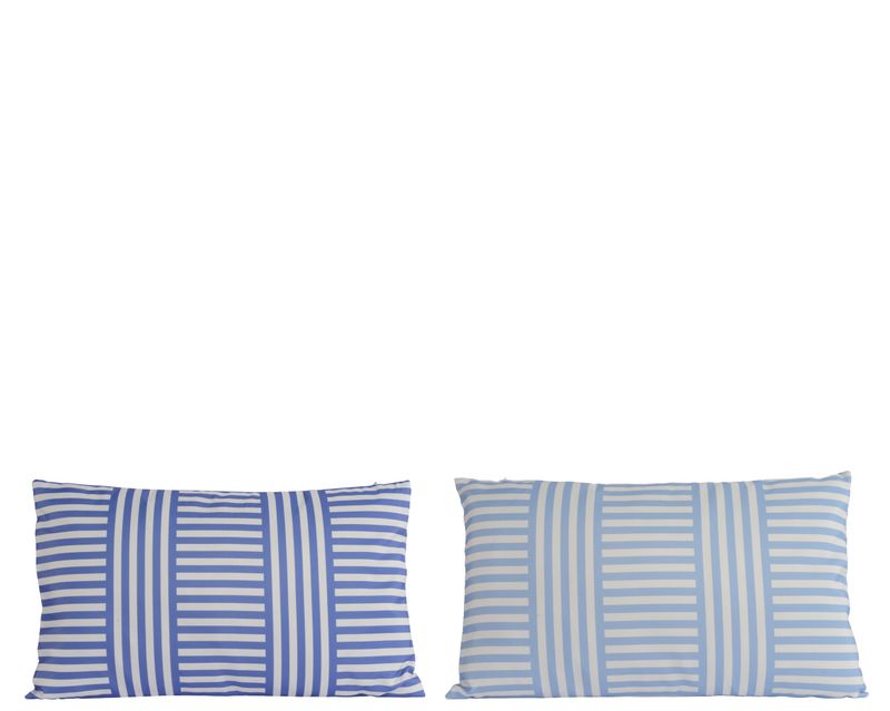 Outdoor Cushion 30x50cm 2 Assorted Blue Print