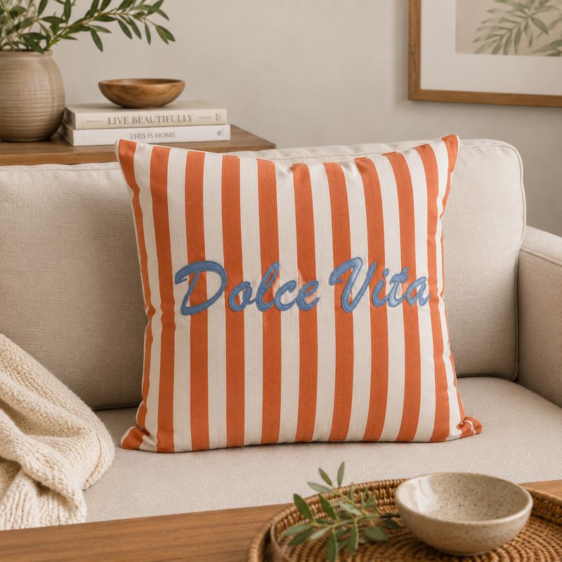 Cushion Stripes 43x43cm