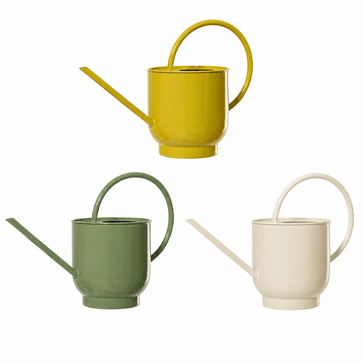Zinc Watering Can Ball Outdoor