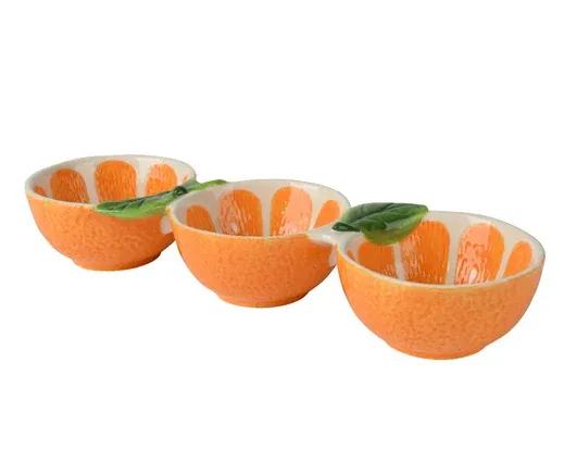 Tapas Bowls Shiny Orange