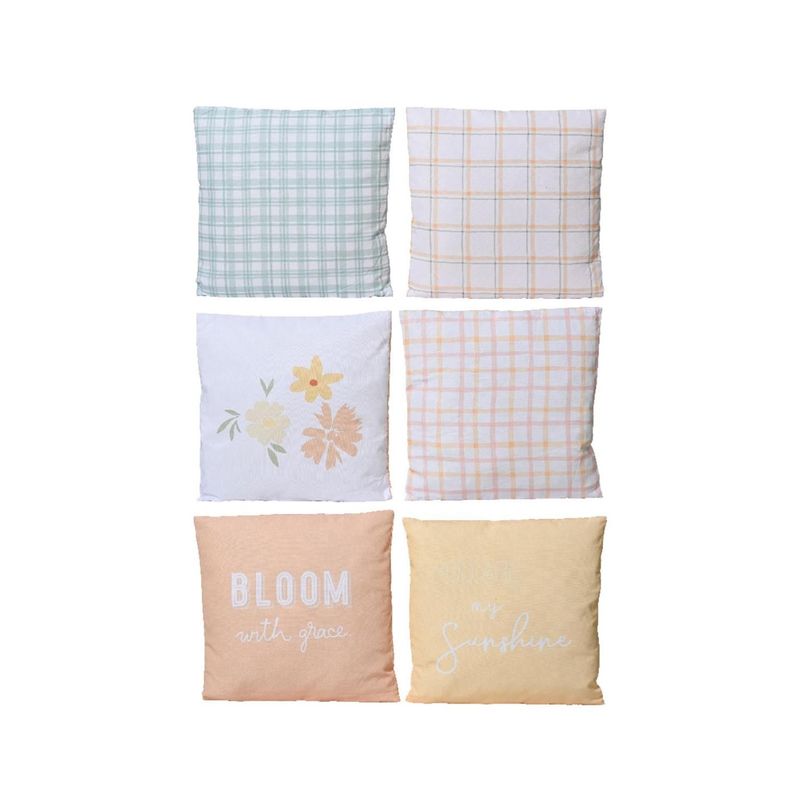 Outdoor Cushion 45x45cm 6 Assorted Summer Print