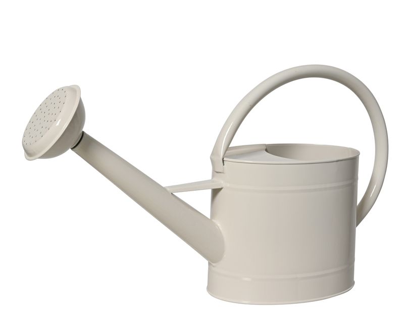 Wateringcan Zinc Oval Shinny Outdoor