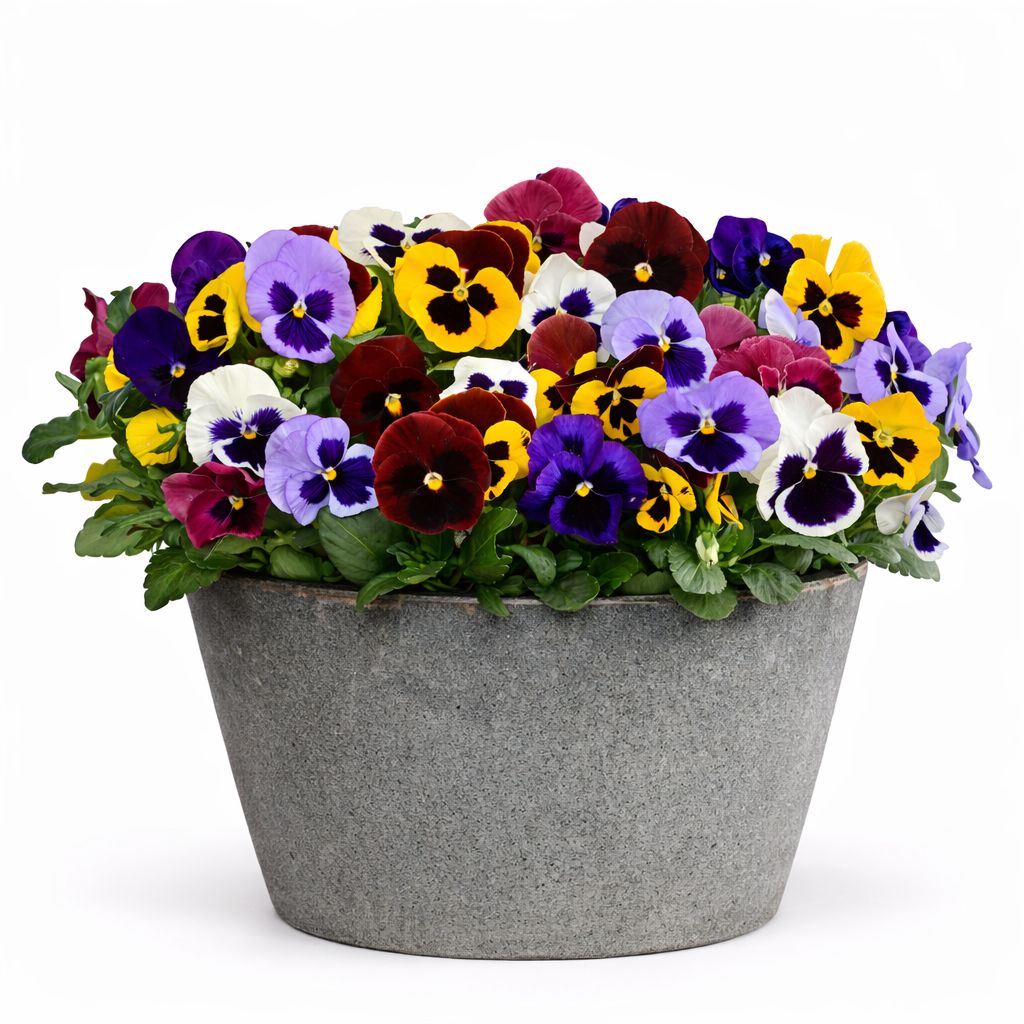 Pansy - Majestic Giant II Blotch Mix (6 Pack Regular)