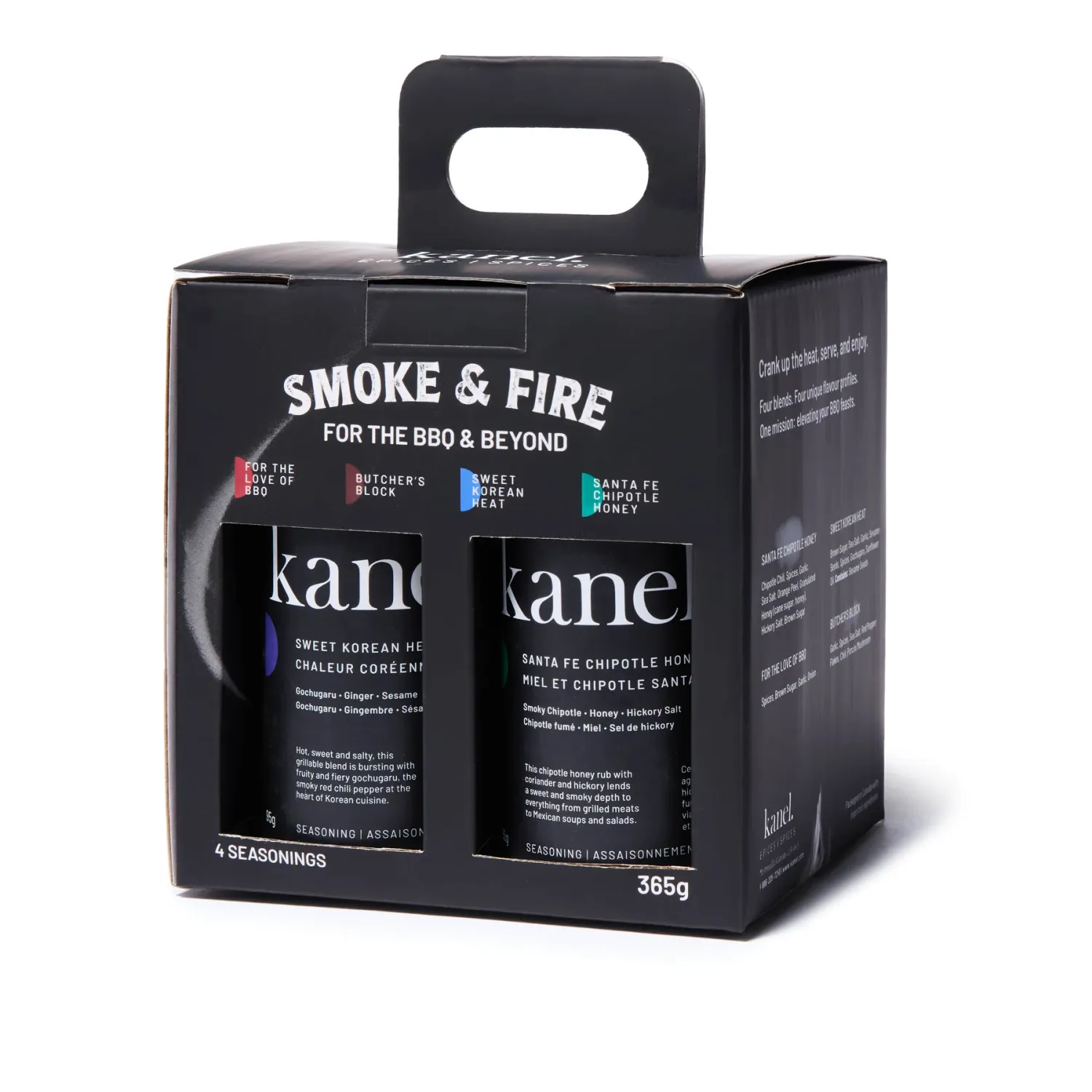 Smoke and Fire - 4 Spices Giftset