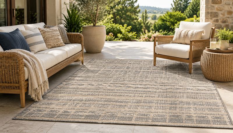 Rug Cotton150x70cm - Green