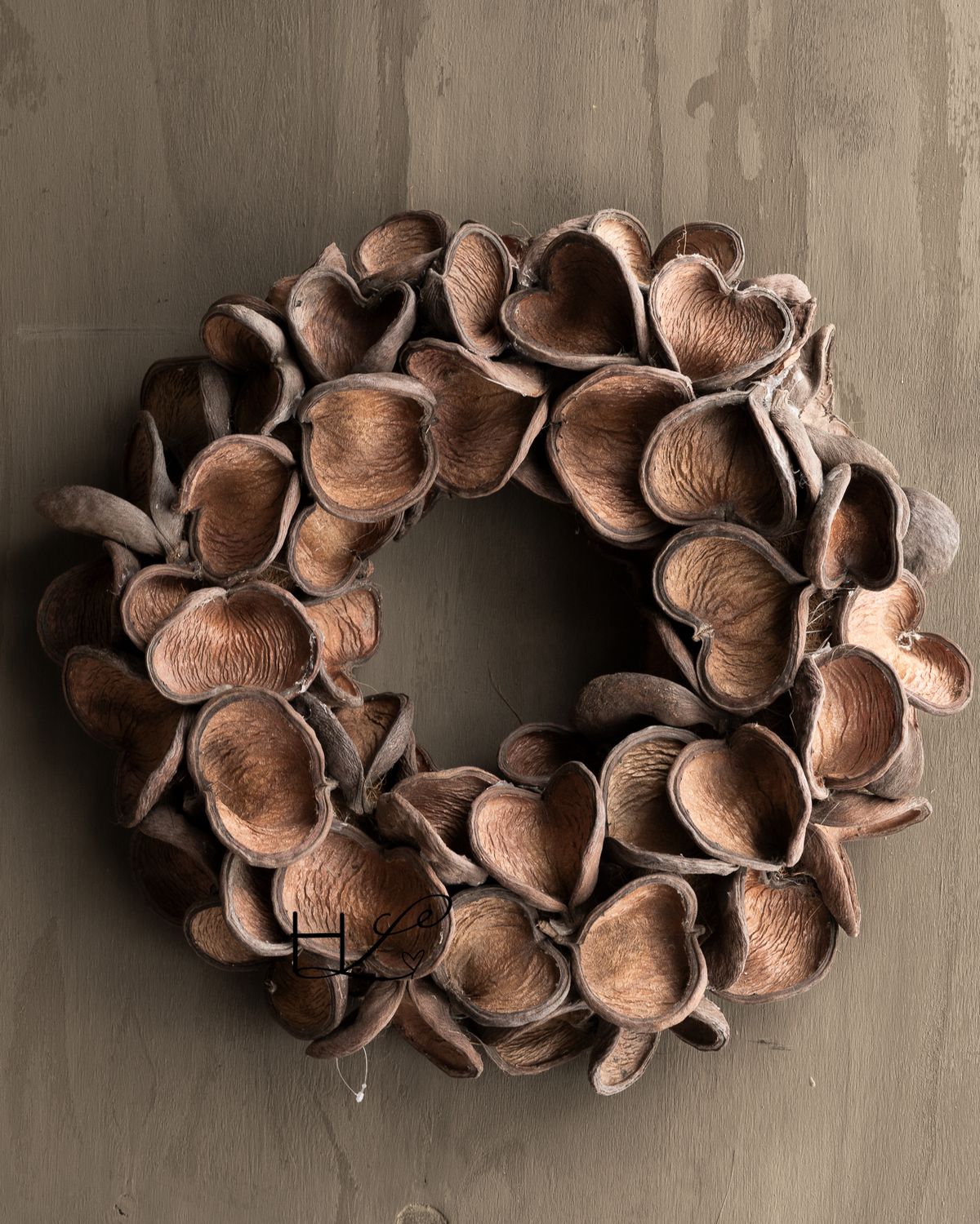 Wreath Badam Nature 55cm